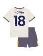 Everton Ashley Young #18 Alternativní dres pro děti 2024-25 Krátký Rukáv (+ trenýrky)